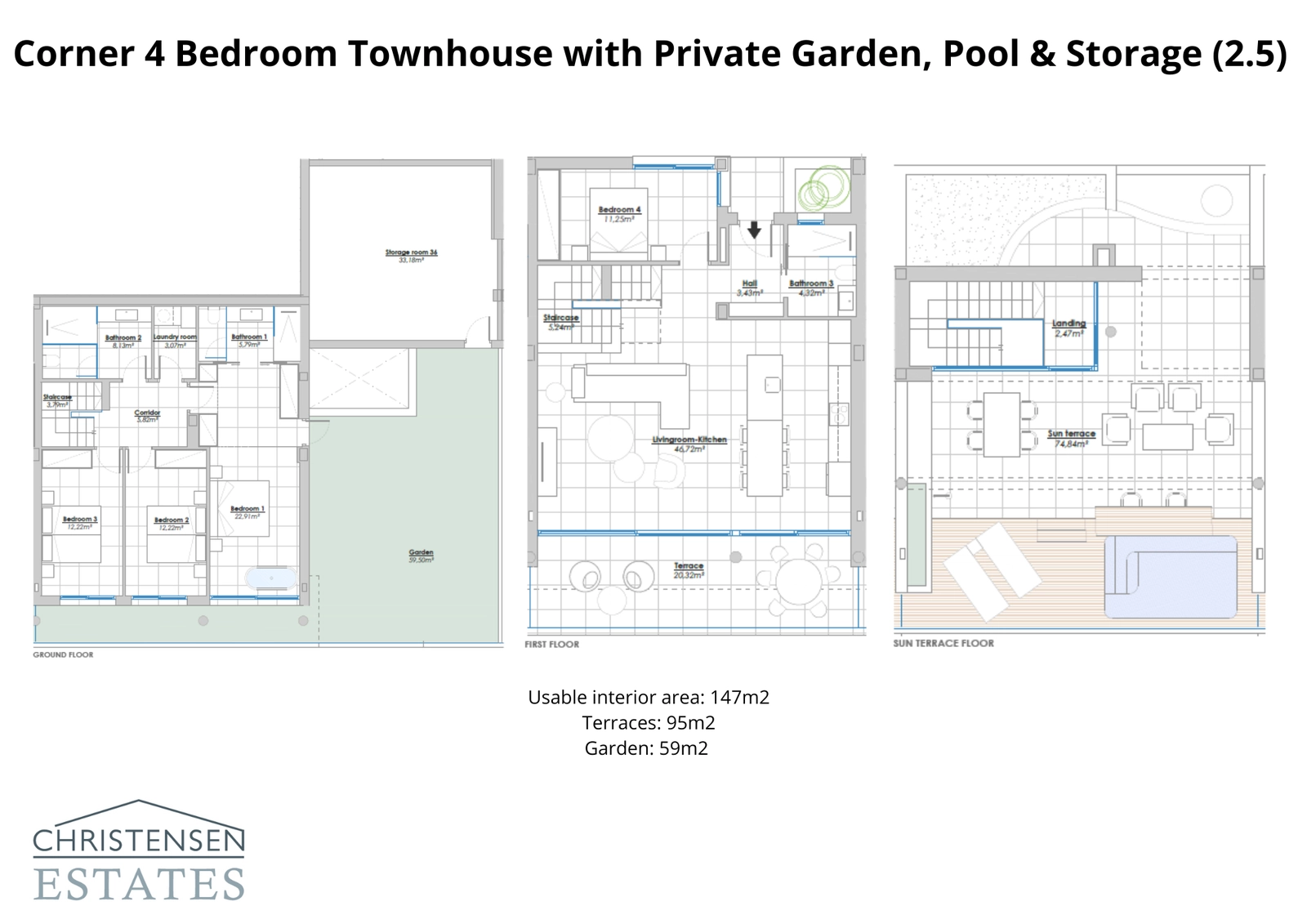 Dette førsteklasses hjørnehus med 4 soveværelser inkluderer rigelig opbevaringsplads, en stor have og en solterrasse, designet til den ultimative komfort.