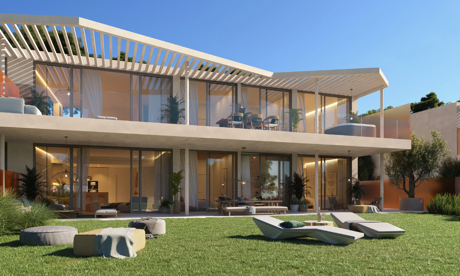 The architecture seamlessly blends with the natural landscape, creating a sense of harmony and peace.