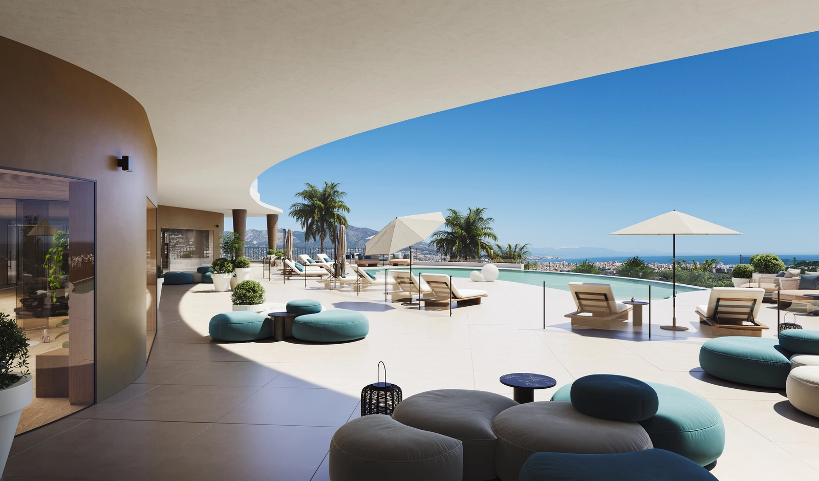 A beautiful central pool area made for sun-filled Costa del Sol days and easy social moments.