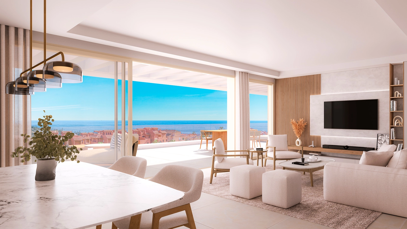 Enjoy your private terrace and garden, a perfect oasis for relaxation and entertaining.