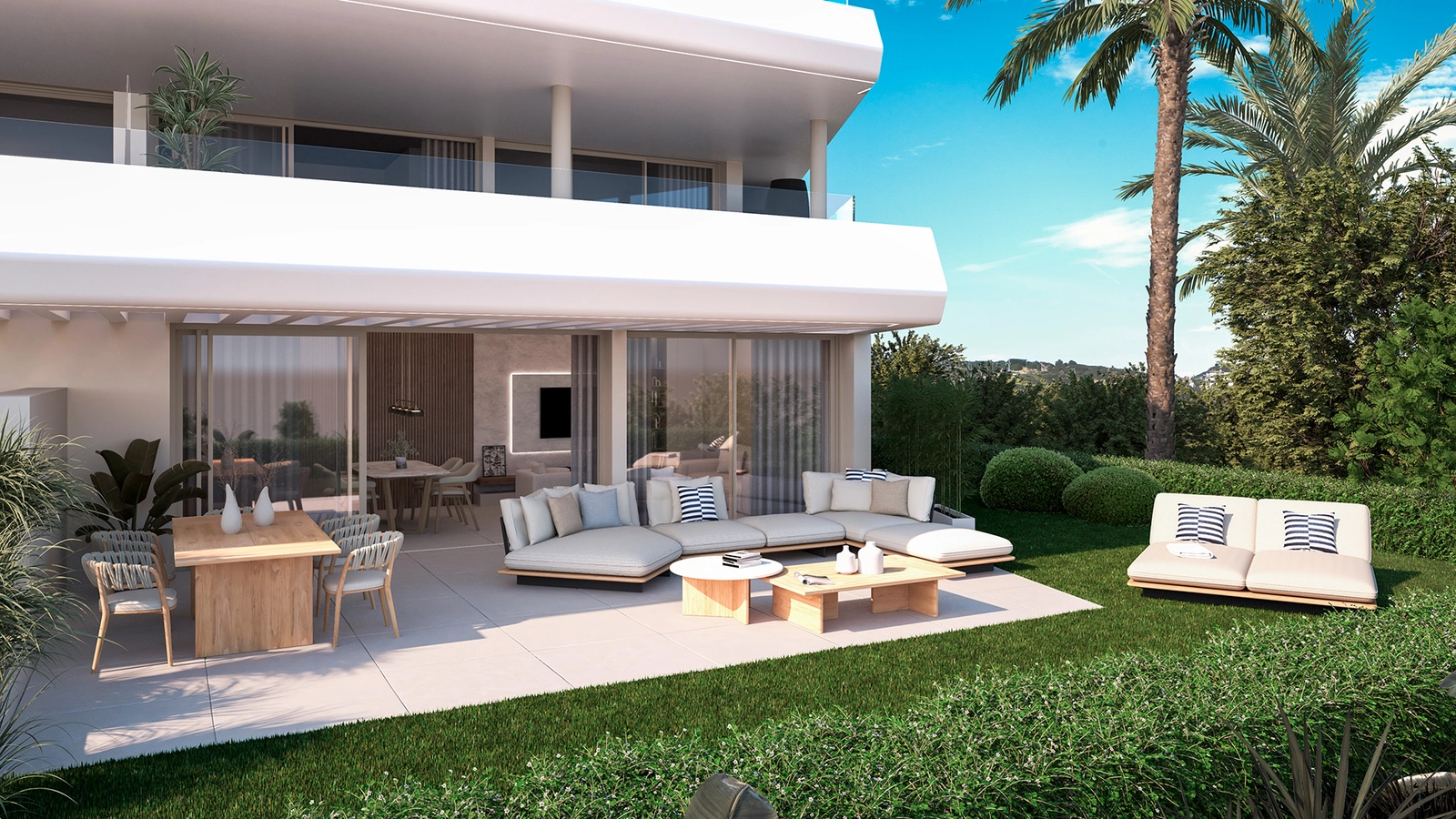 Wake up to incredible sea views from the comfort of your serene master bedroom.