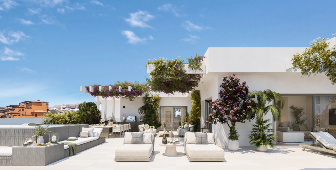 Relax and entertain on your private terrace, a perfect space to enjoy the Mediterranean sunshine.