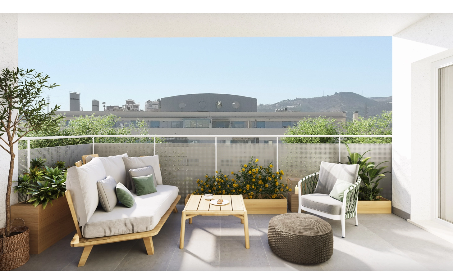 Enjoy your own private outdoor space, perfect for relaxing or dining.