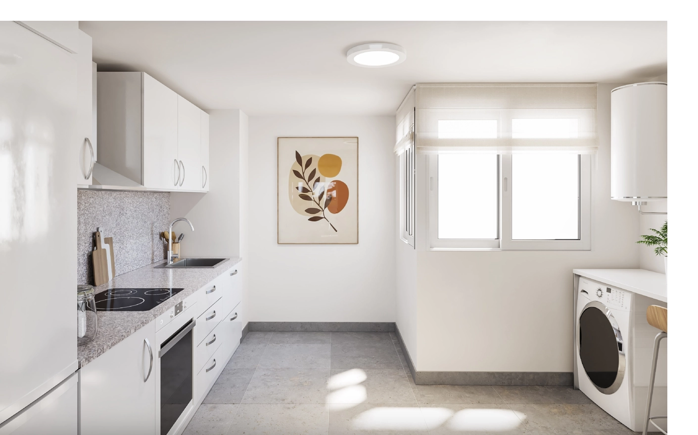 Modern kitchens are fully equipped with quality appliances and designed for everyday use.