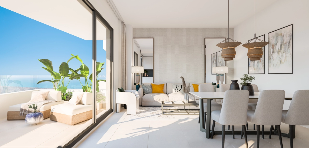 Bright and spacious living areas that connect seamlessly with the outdoor terrace.