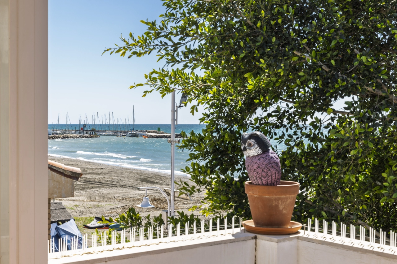 Enjoy breathtaking, direct views of the Mediterranean Sea from the private terrace.