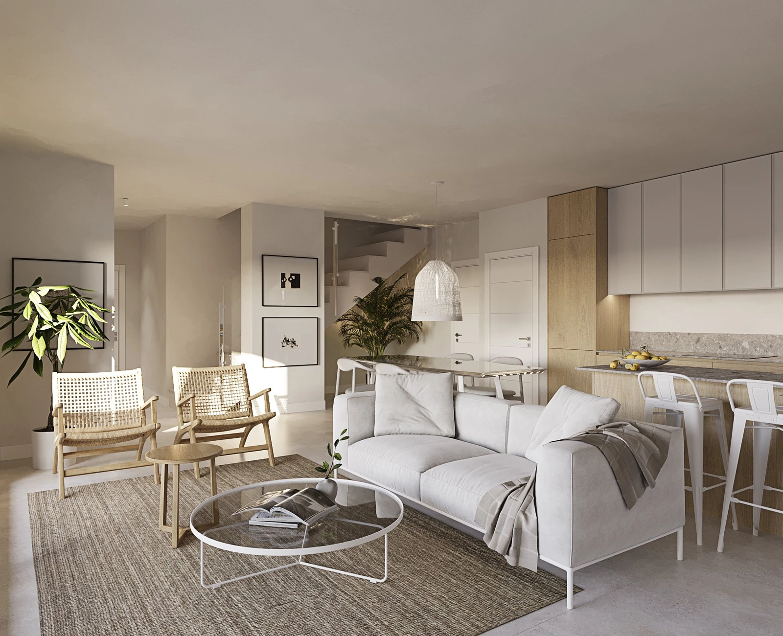 A bright and inviting living space designed for comfort and modern living.