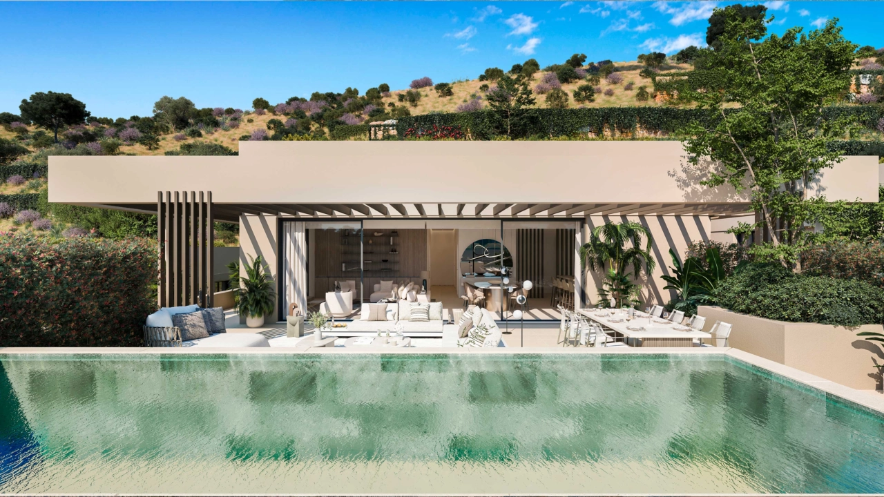 Each residence features a private terrace and an optional swimming pool, creating your personal oasis.