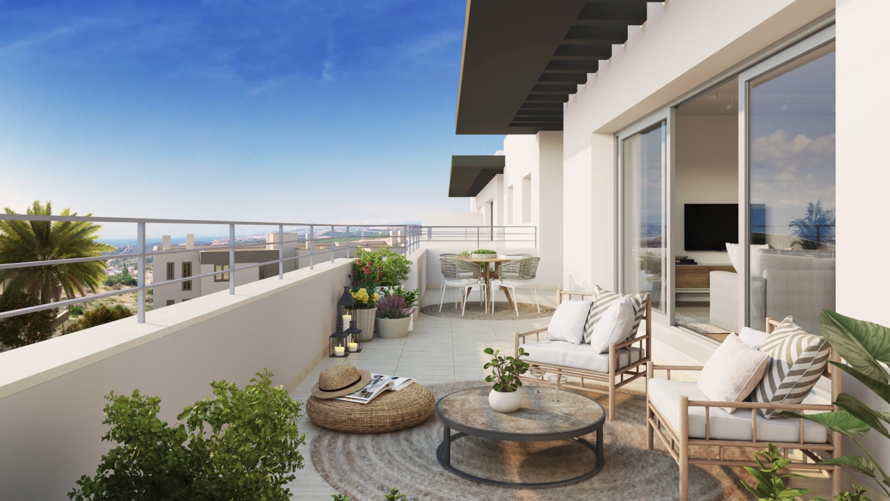 Your private terrace, a perfect space for relaxing or dining while enjoying the beautiful sea views.