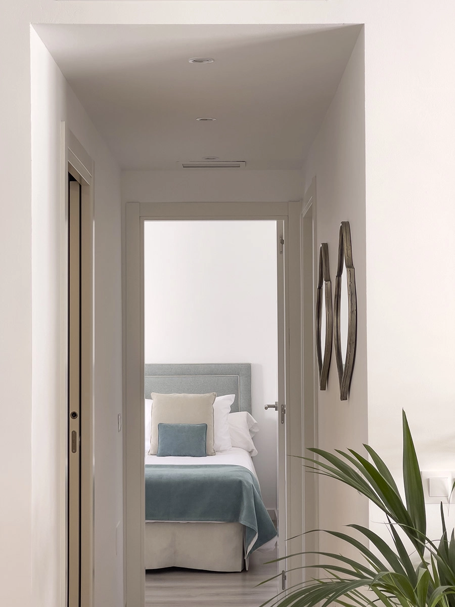 Attention to detail is evident throughout, from the elegant hallways to the serene private bedrooms.