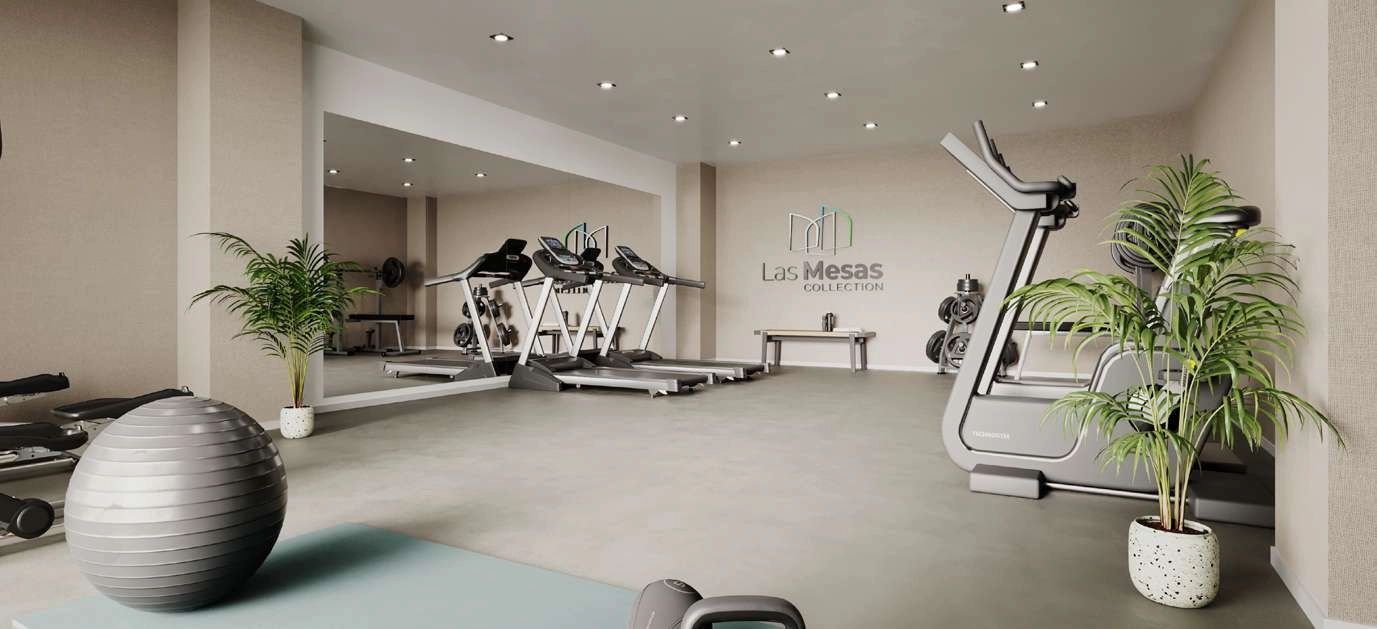 Stay active and healthy in the state-of-the-art, fully equipped residents' gymnasium.