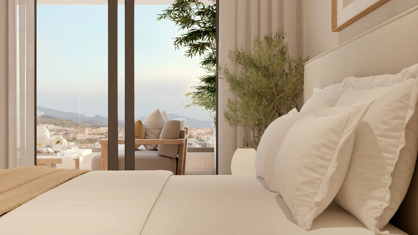 Wake up to inspiring views from the serene master bedroom, a peaceful retreat designed for ultimate comfort.