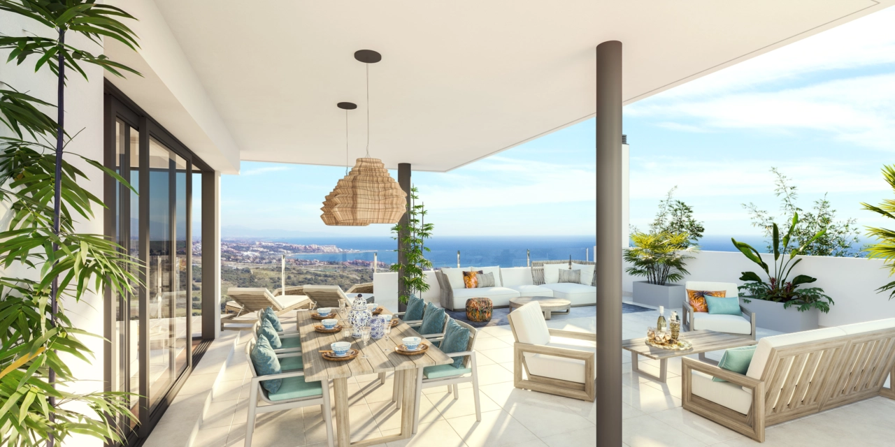 Spacious terraces provide the perfect setting for dining, entertaining, or simply enjoying the Andalusian sunshine.