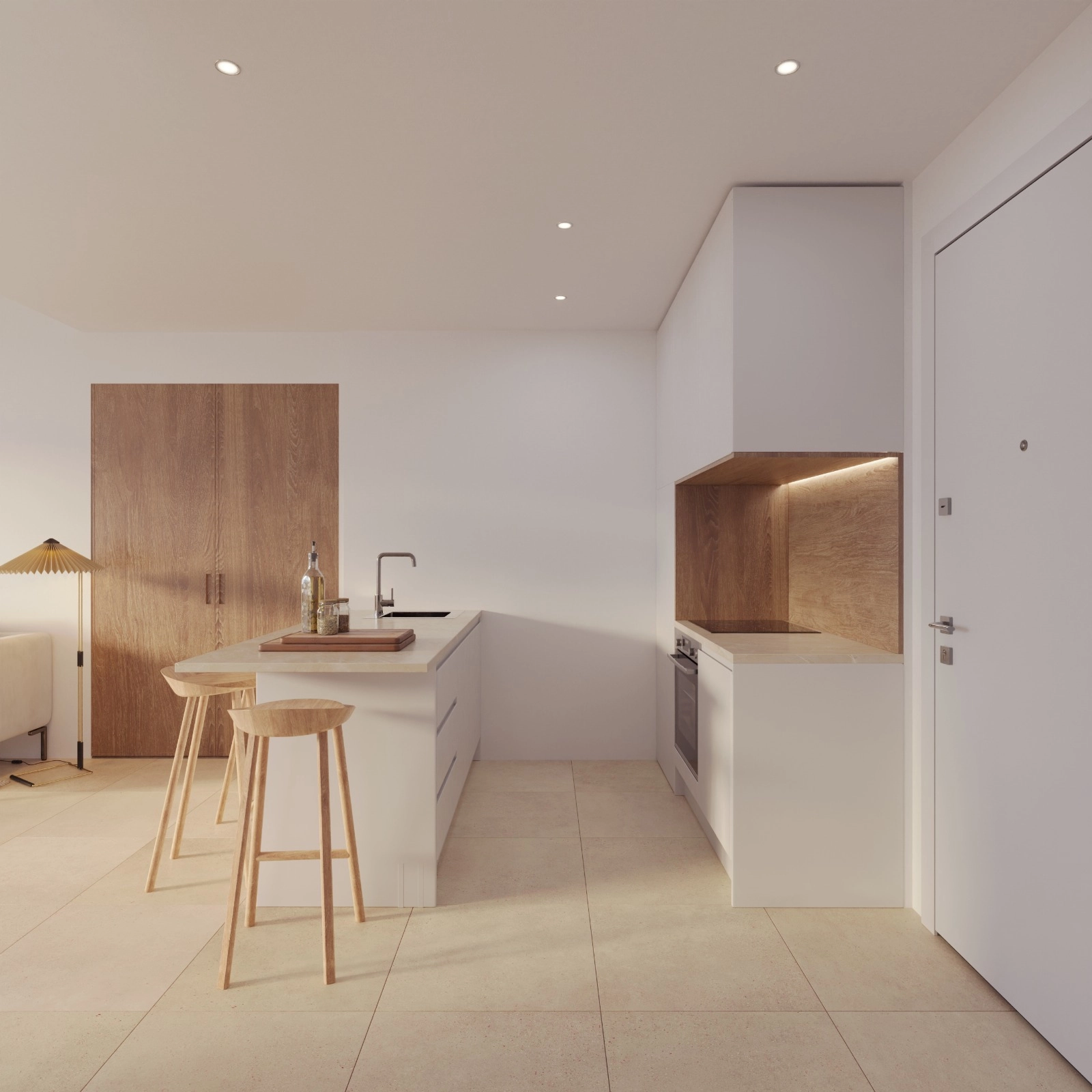 Sleek, fully equipped kitchens are designed for both functionality and style, perfect for everyday living.