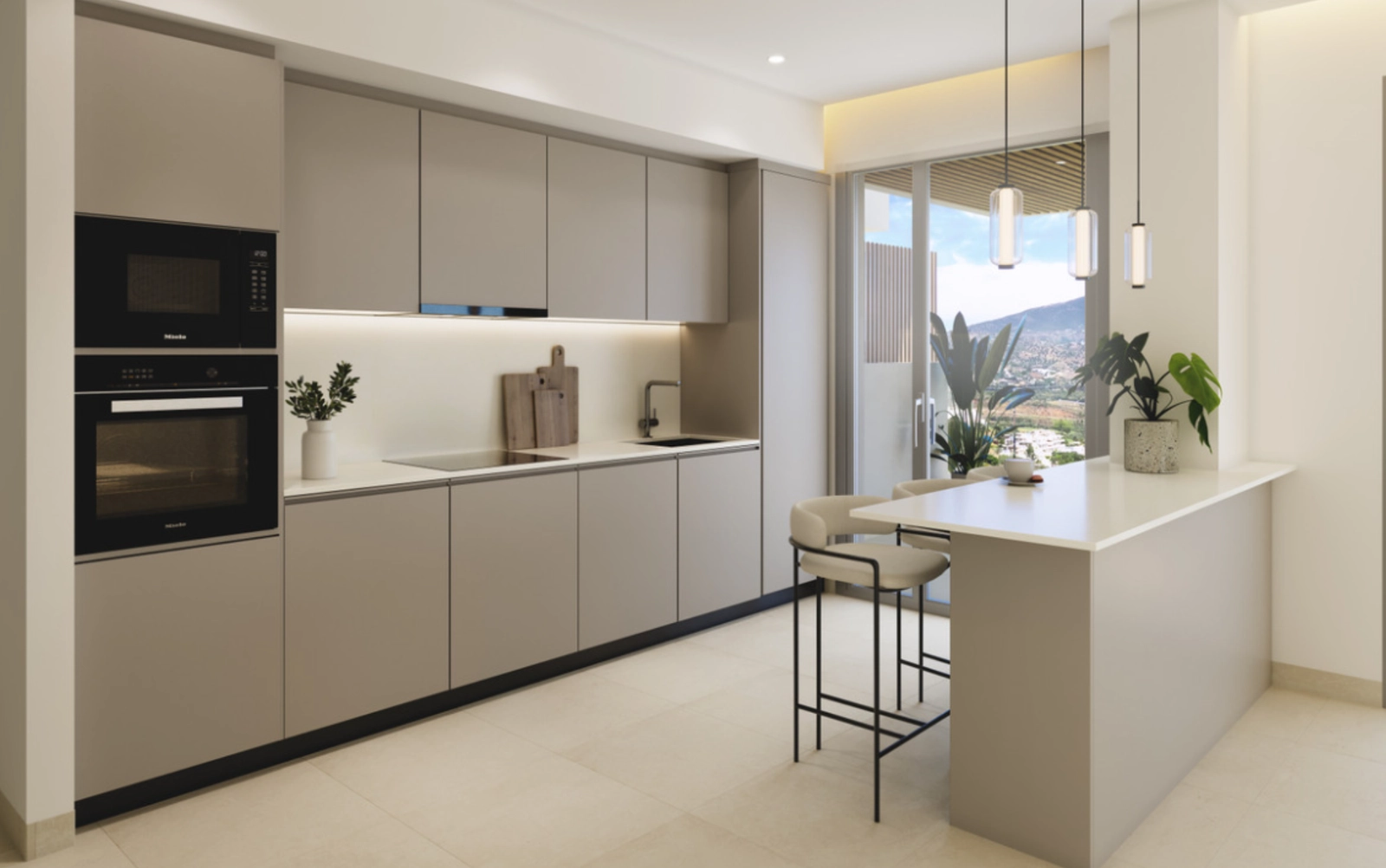 An elegant and contemporary bathroom featuring high-quality fixtures and a clean, minimalist design.
