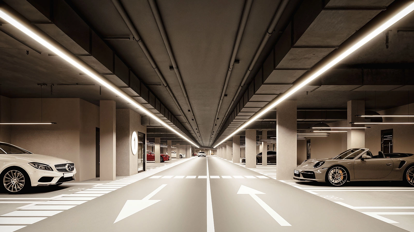 Secure and spacious underground parking provides convenience and peace of mind.