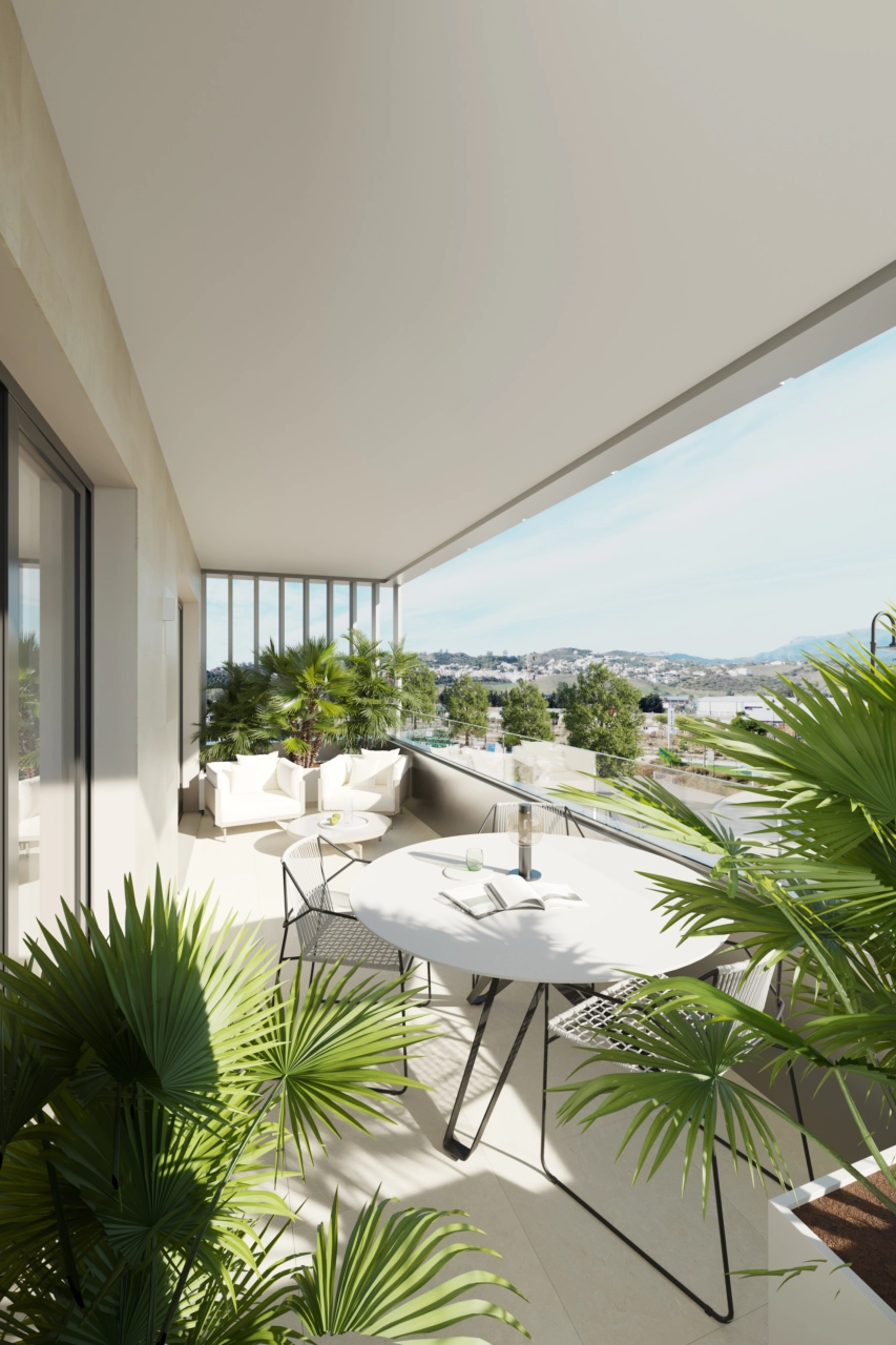 Enjoy panoramic views of the Costa del Sol and the Mediterranean breeze from your private terrace.