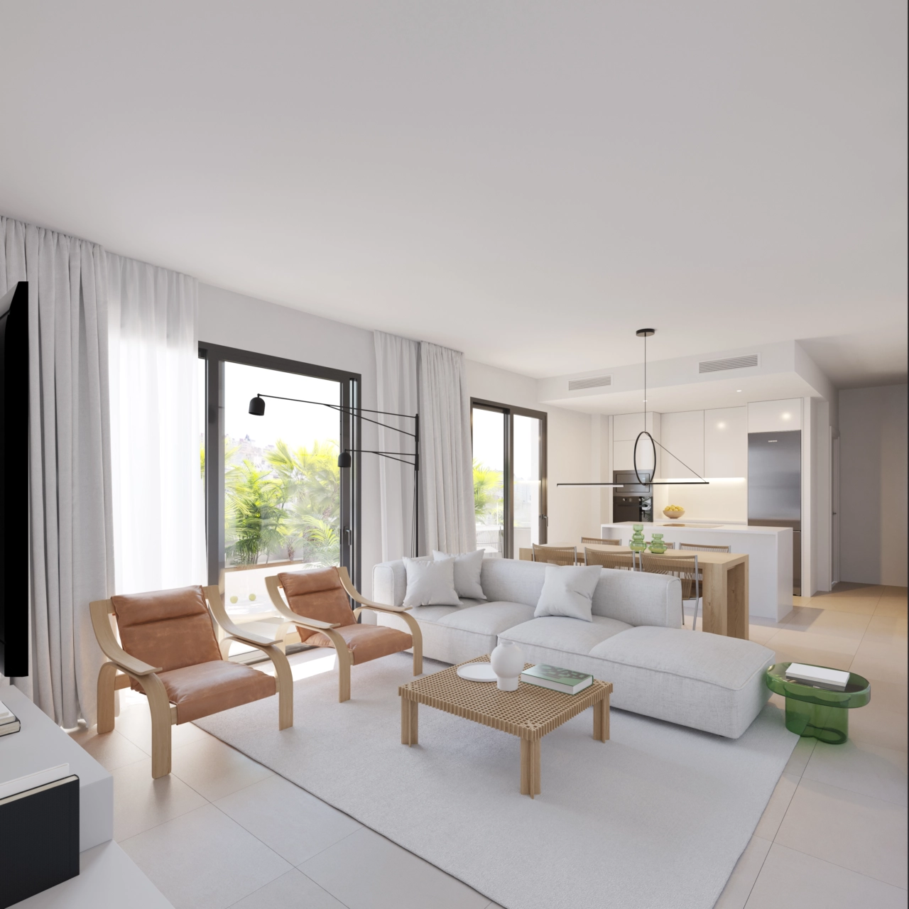 Flexible interiors filled with natural light, connecting seamlessly with the outdoor spaces.