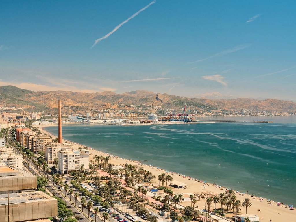 Experience breathtaking panoramic views of the Mediterranean Sea and the Malaga coastline from your own private terrace.