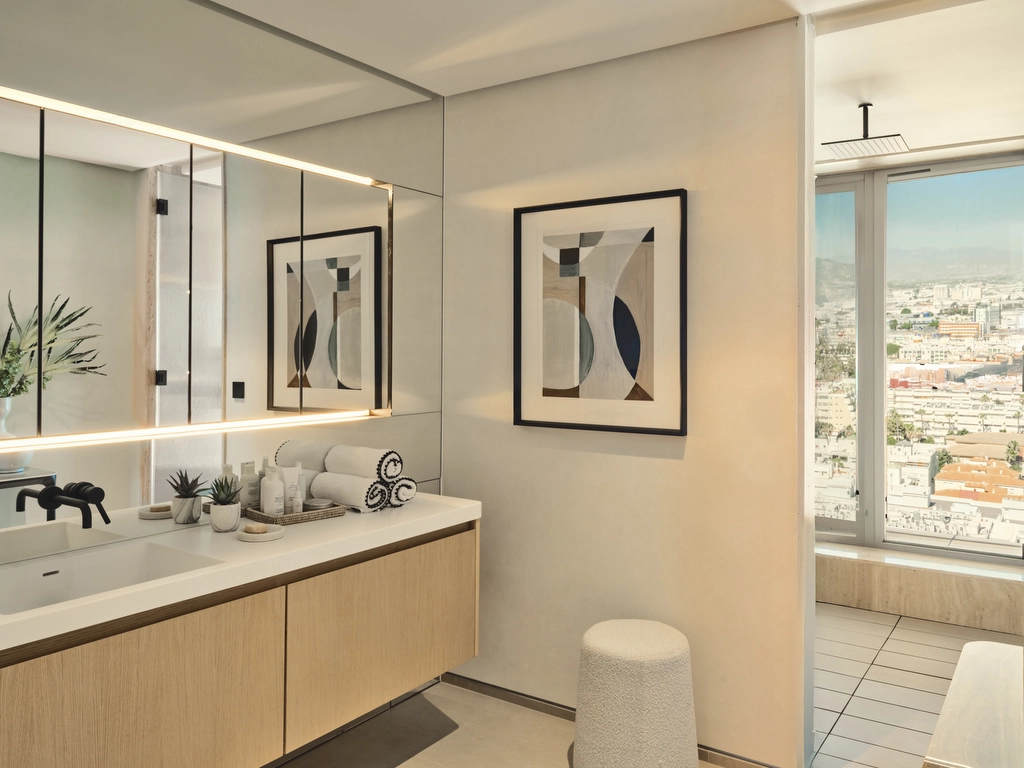 Elegant bathrooms featuring premium materials, modern fixtures, and thoughtful design for a spa-like experience at home.