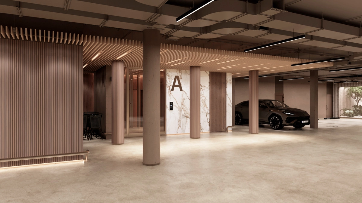Secure, spacious, and well-lit underground parking provides convenience and peace of mind.