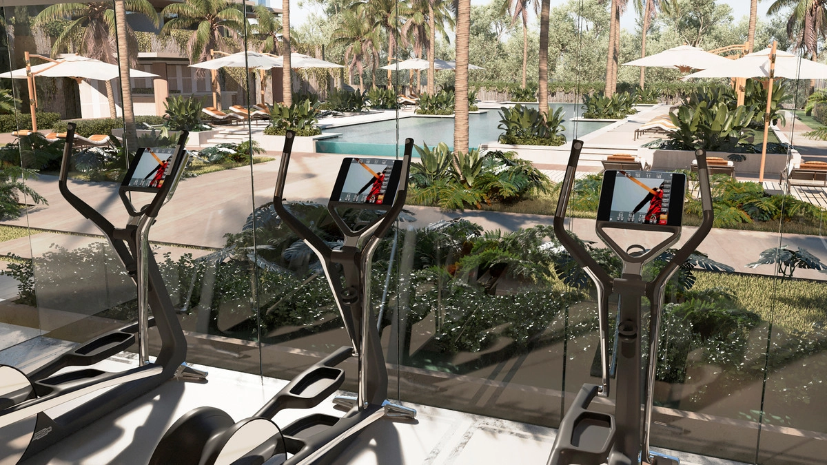 Stay active in the state-of-the-art gym, featuring the latest equipment and inspiring views.