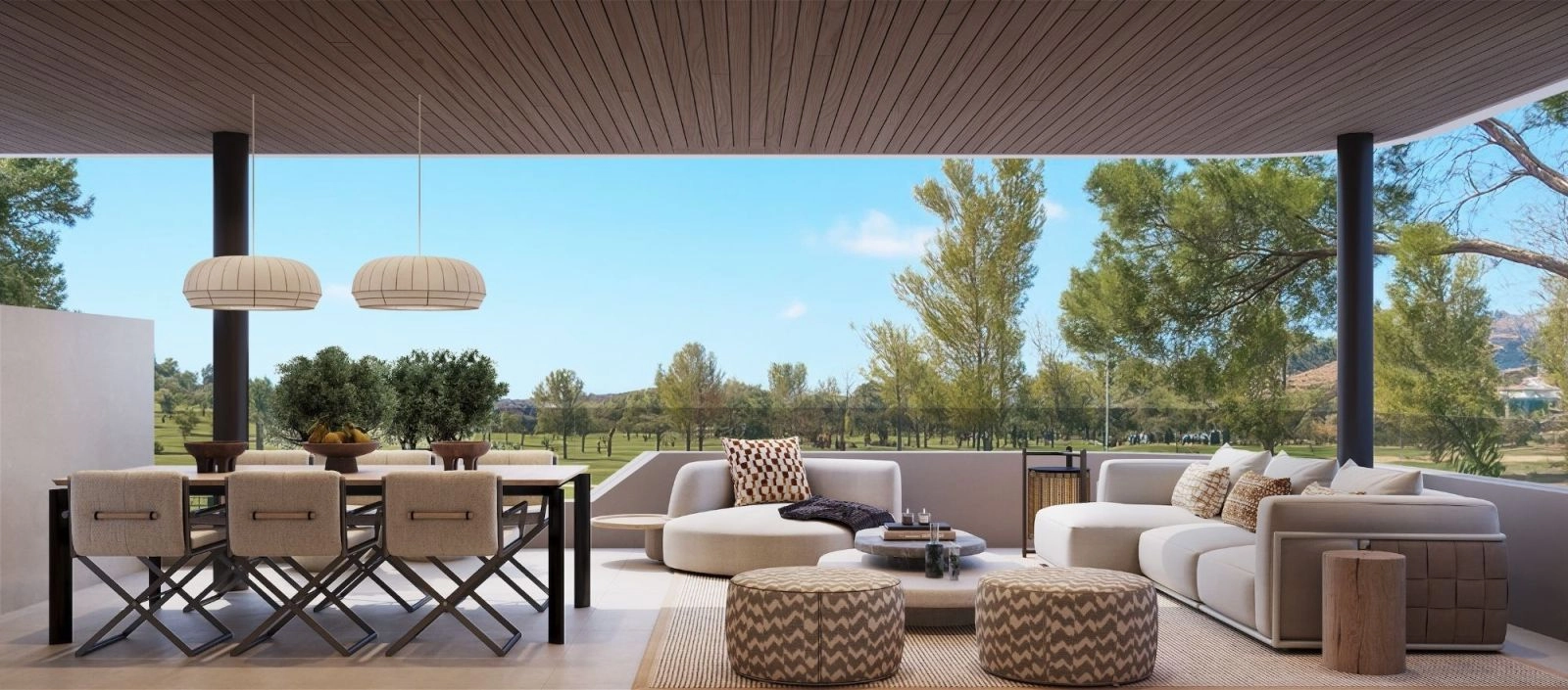 Enjoy seamless indoor-outdoor living with breathtaking views over the El Paraíso golf course from your terrace.