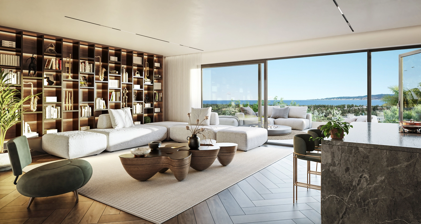 Stay active in the state-of-the-art private gym, fully equipped for all your fitness needs.