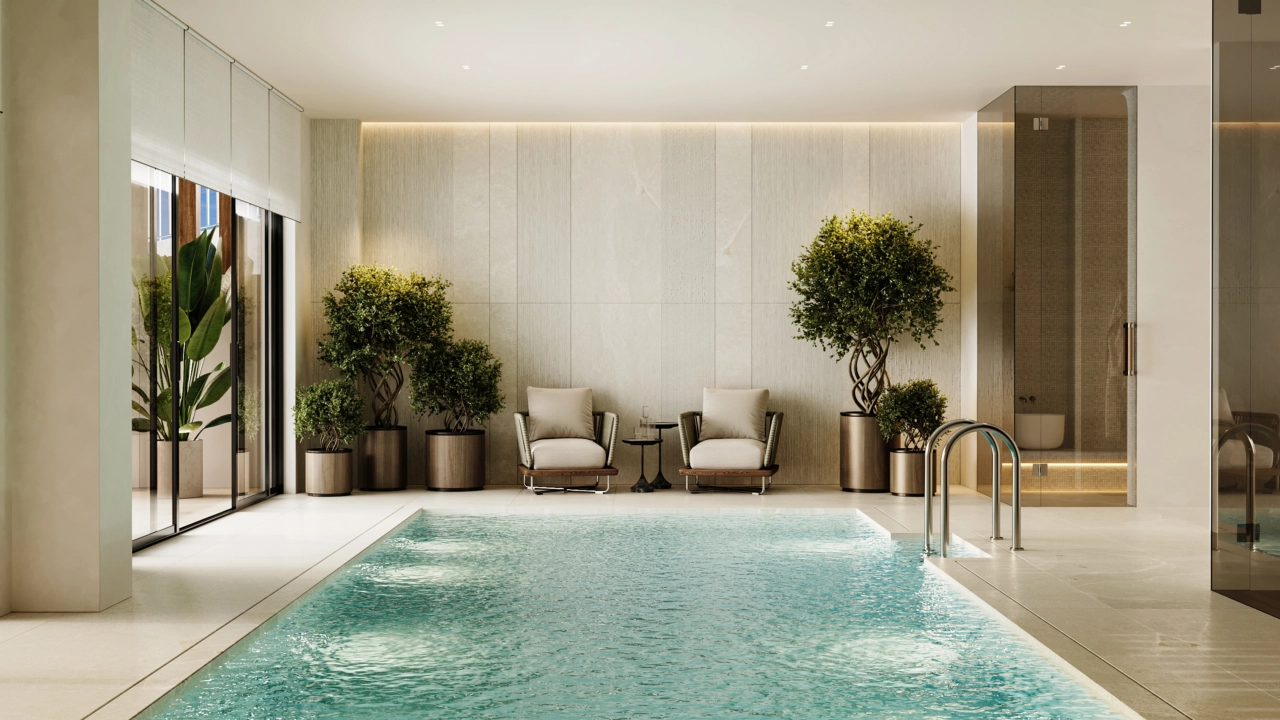 Enjoy the indoor heated pool and exclusive spa facilities all year round.