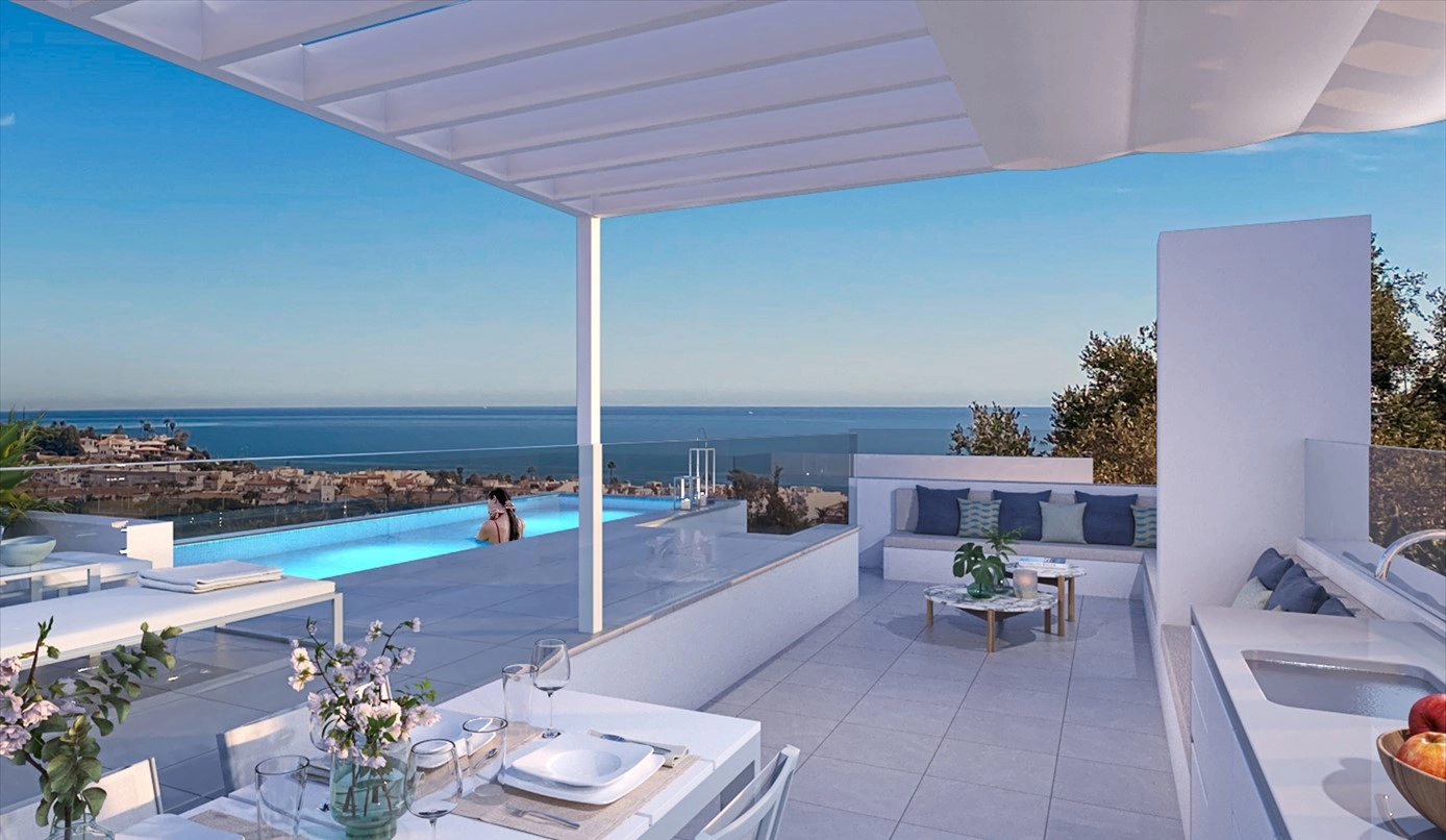 Imagine your days by your private pool, overlooking the Mediterranean Sea.