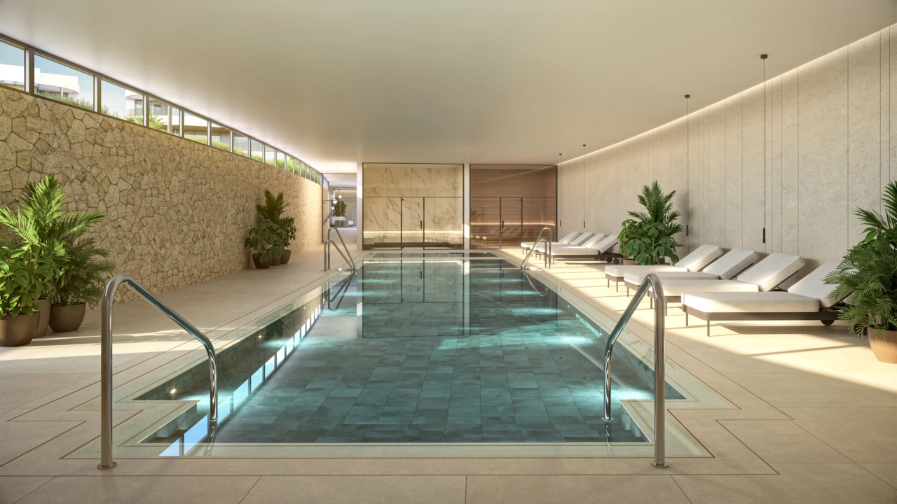 Enjoy the heated indoor swimming pool, available for residents all year round.