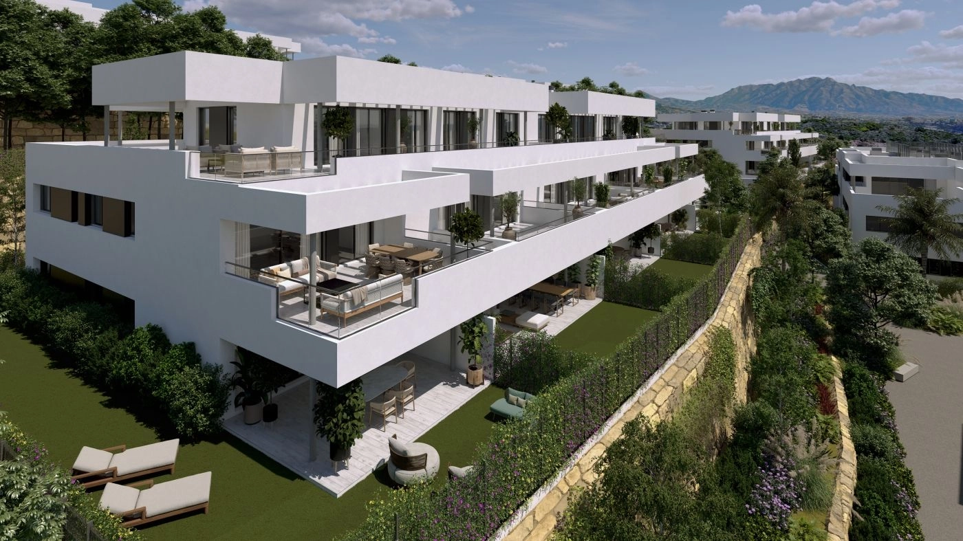 Architectural design that blends seamlessly with the natural landscape of Casares.