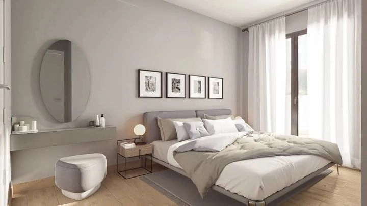 Restful bedrooms provide a private and serene sanctuary for relaxation.