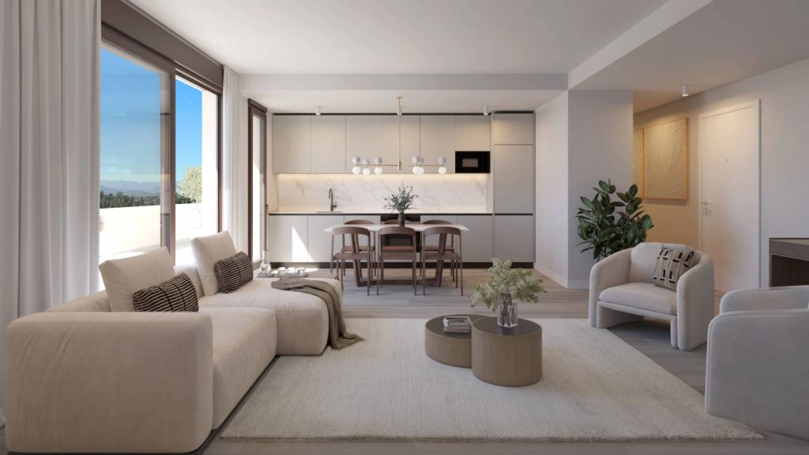 Bright and spacious living areas designed for comfort and style, with seamless indoor-outdoor flow.