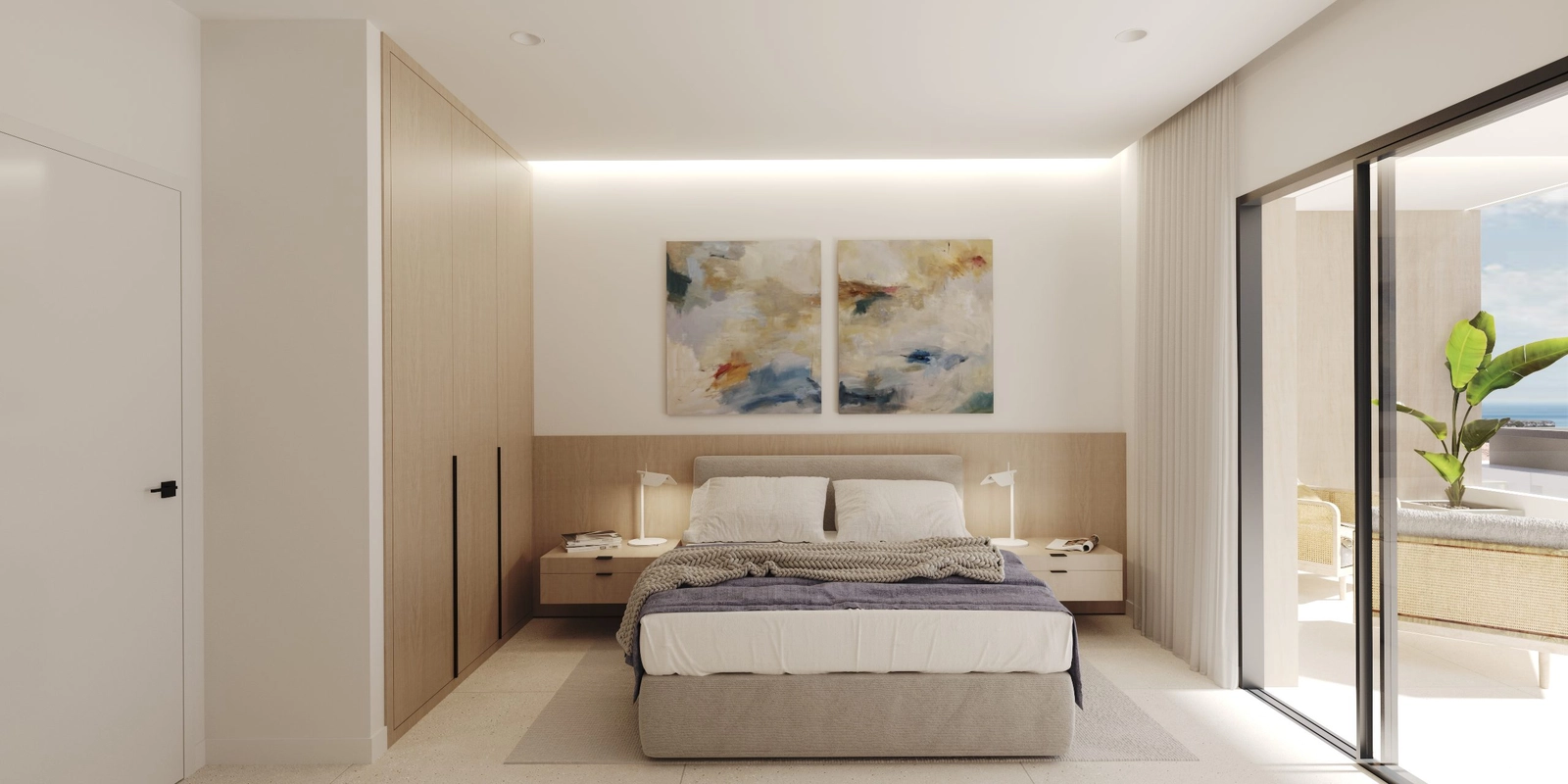 Bedrooms are designed for comfort, with ample storage and wonderful natural light.