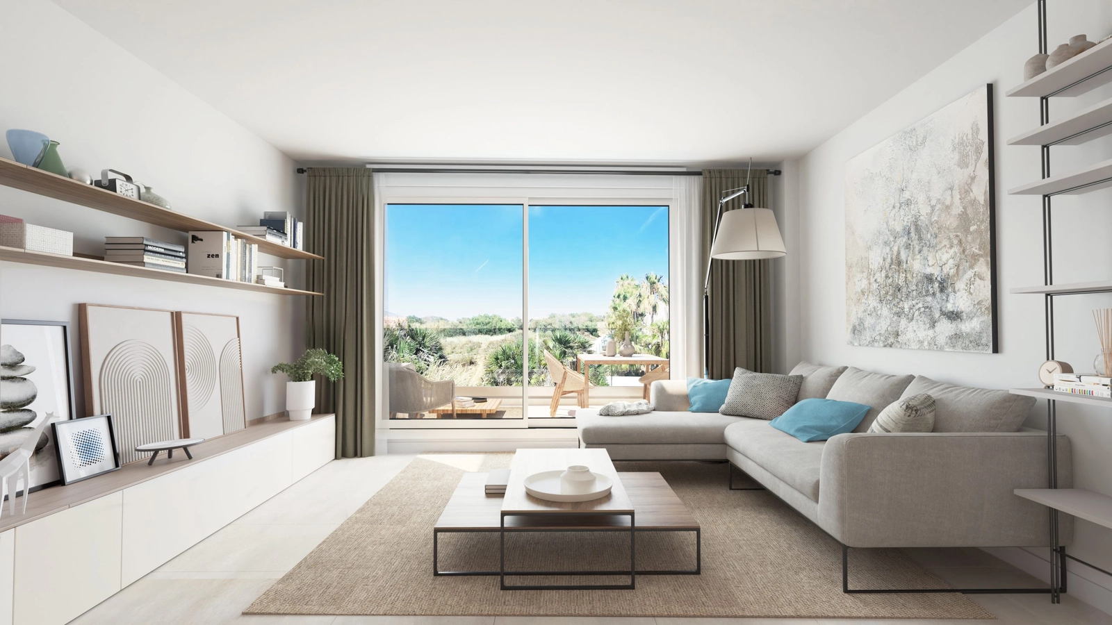 Bright and spacious living areas designed for comfort, opening onto beautiful views.