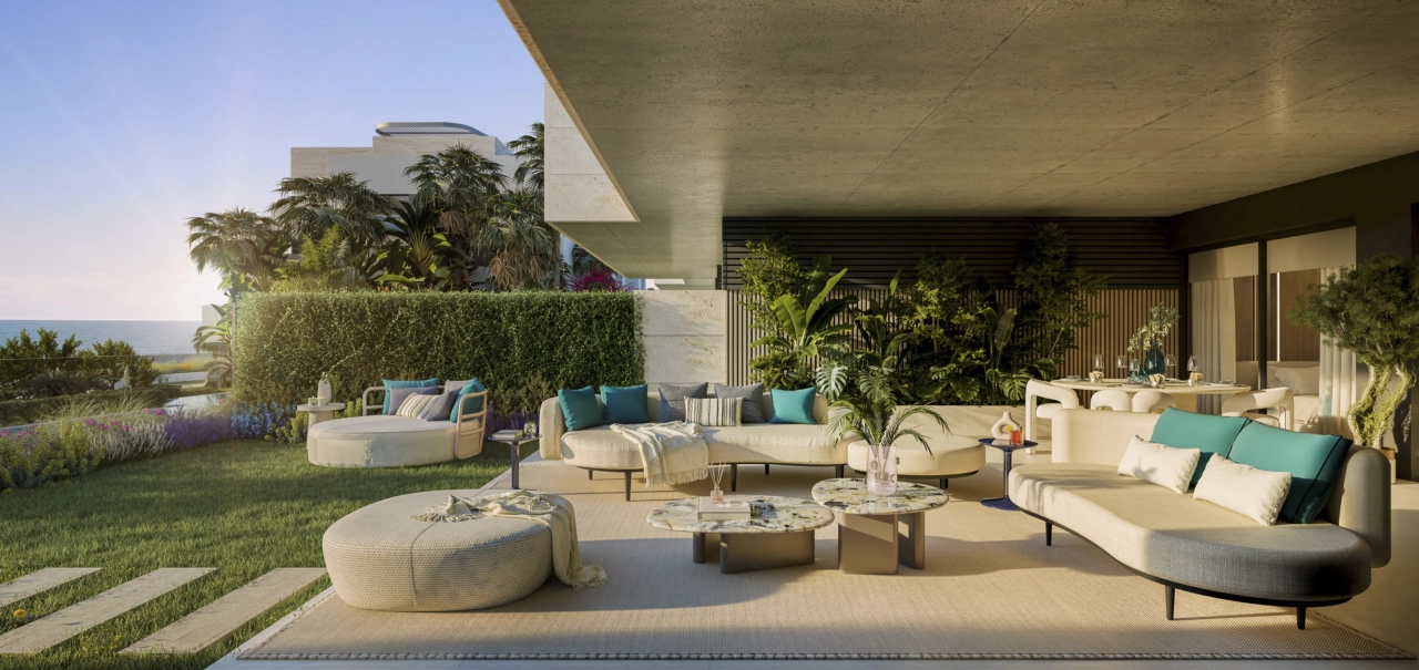 Ground-floor homes feature generous terraces and private gardens, ideal for outdoor living.