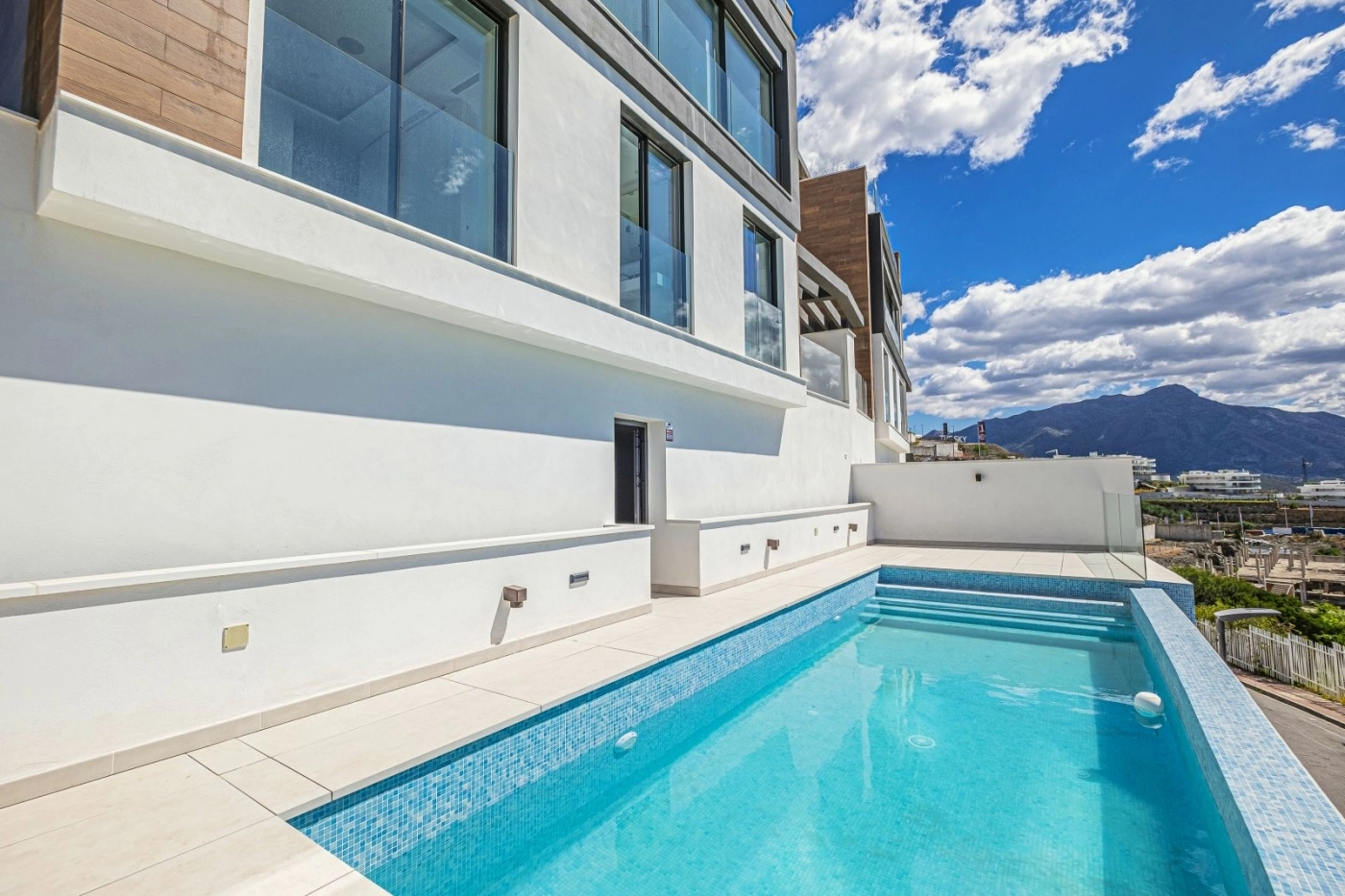 Your private infinity pool is a perfect oasis for relaxation while enjoying the Spanish climate.