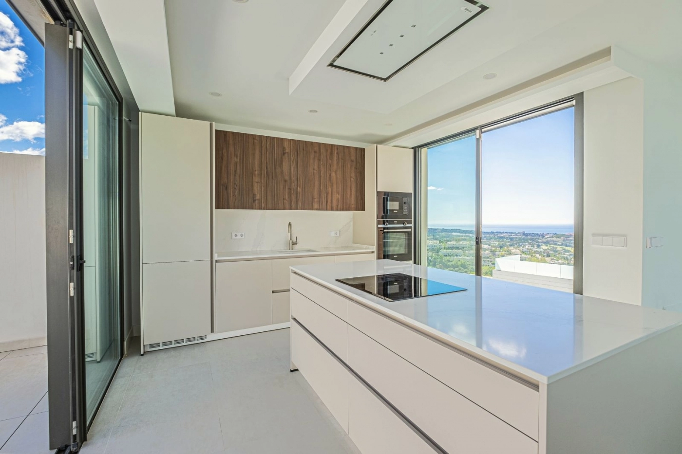 A state-of-the-art kitchen, designed for both functionality and style, with premium appliances.