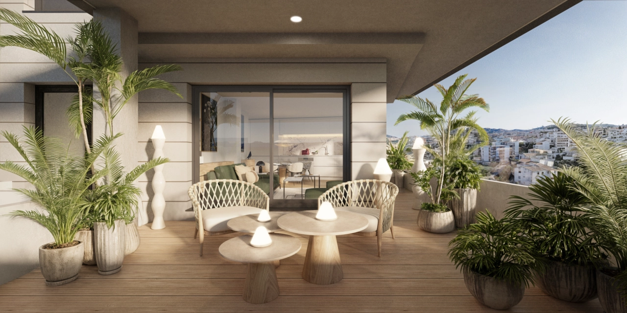 Enjoy seamless indoor-outdoor living, with the living area opening onto a beautiful private terrace.