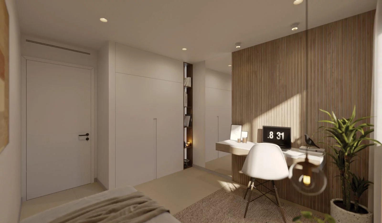 Versatile spaces that can be adapted to your lifestyle, perfect for a home office.