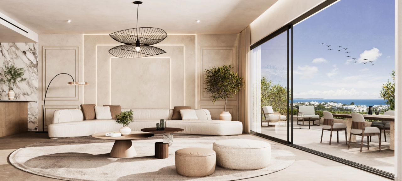 Elegant living spaces that seamlessly connect with the outdoors.