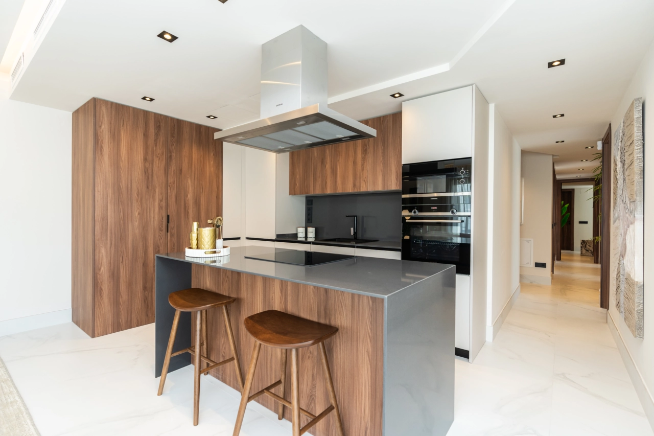 Sleek, fully-equipped kitchens with premium appliances and stylish finishes, perfect for the modern lifestyle.