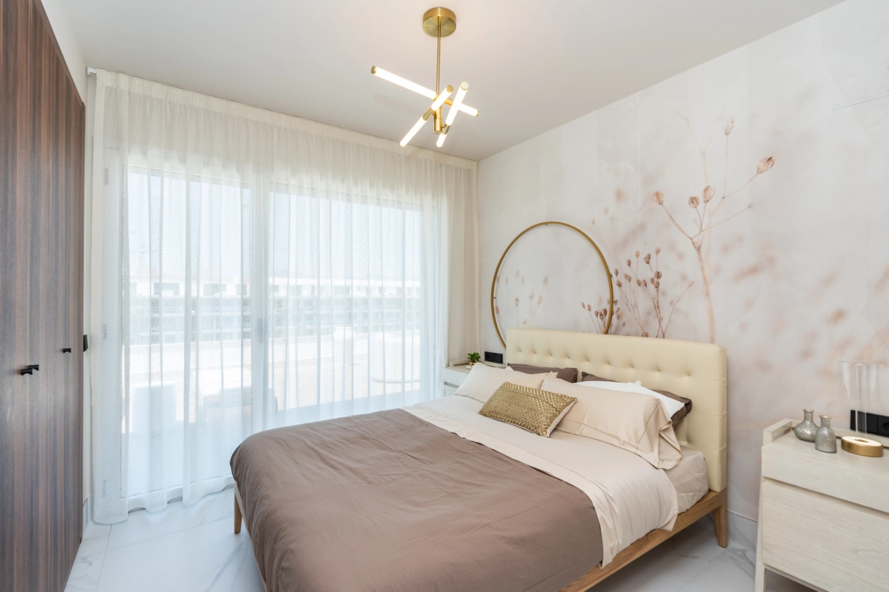 Each bedroom is a sanctuary of peace, thoughtfully designed with comfort and tranquility in mind.