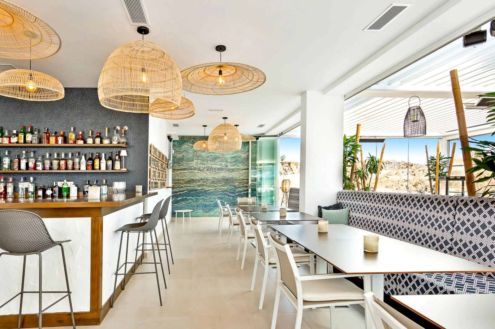 On-site restaurant and bar facilities offer convenient and stylish dining options for residents.
