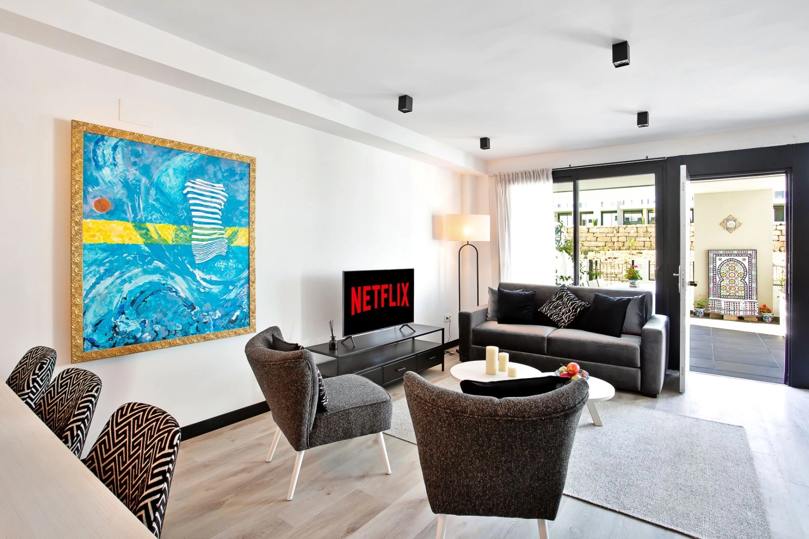 Bright and spacious living areas are designed to flow seamlessly onto the terrace, filling your home with natural light.