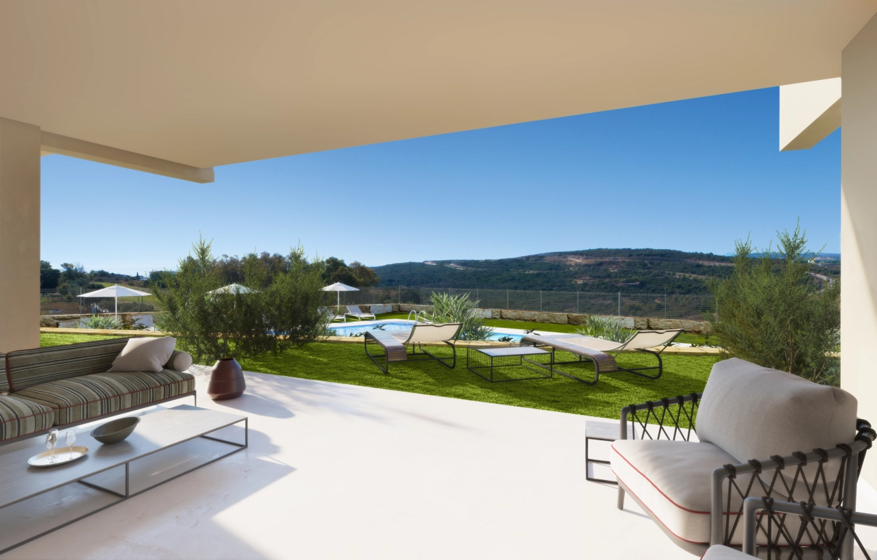 The ground-floor apartments feature generous private terraces and gardens, extending your living space into the beautiful outdoors.