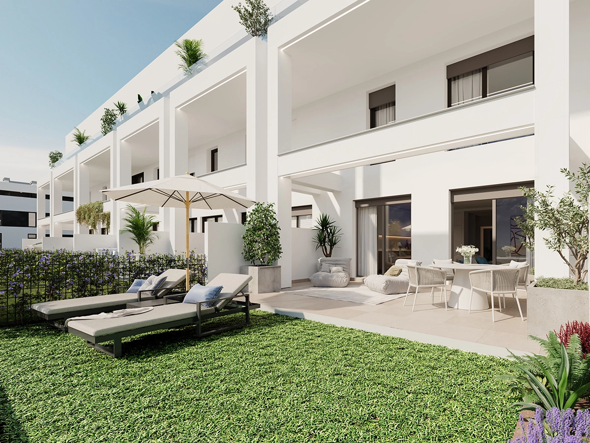 Ground-floor apartments feature generous private gardens, perfect for creating your personal oasis.