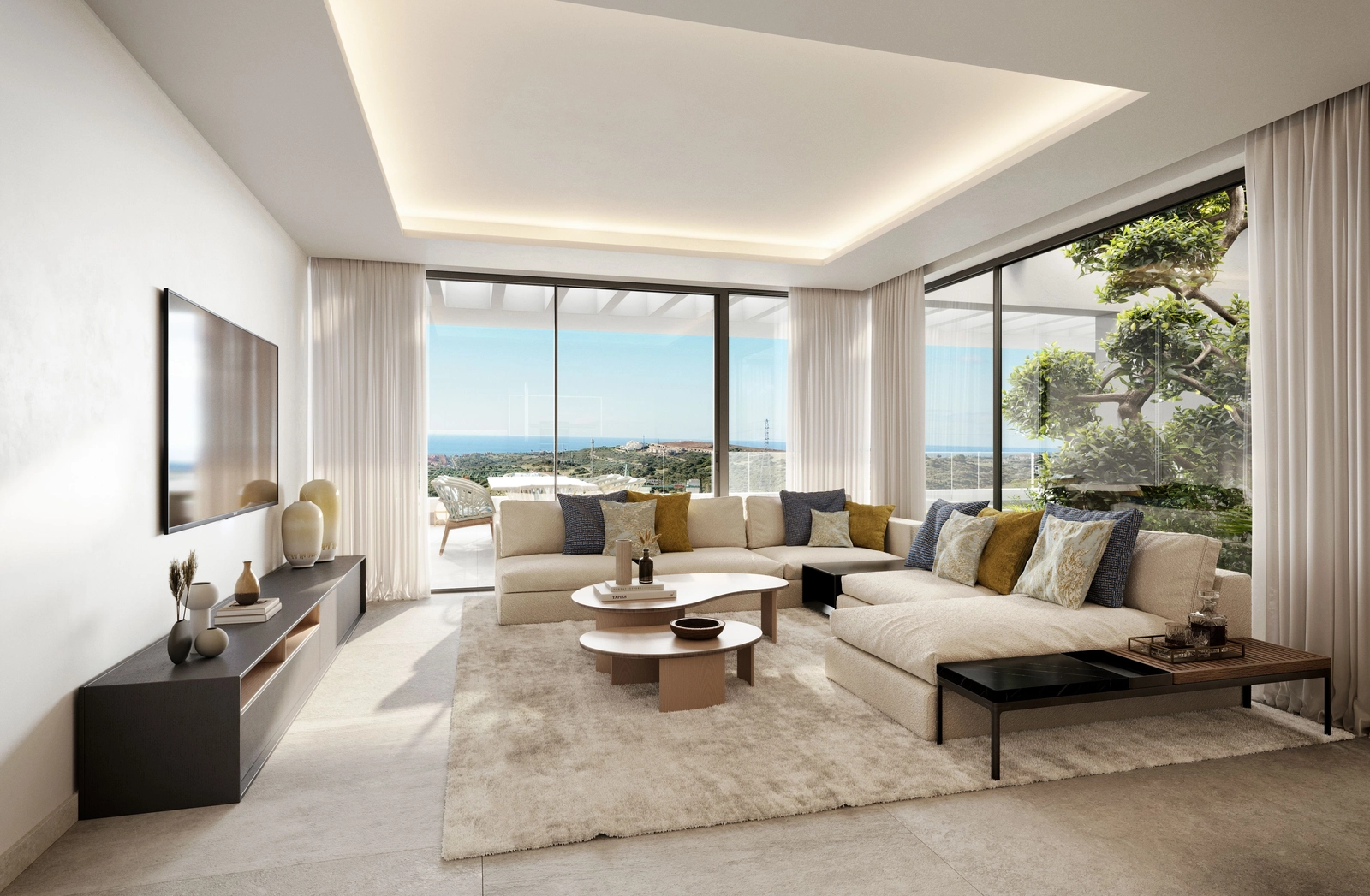 Bright, open-plan living spaces connect seamlessly to the outdoors.