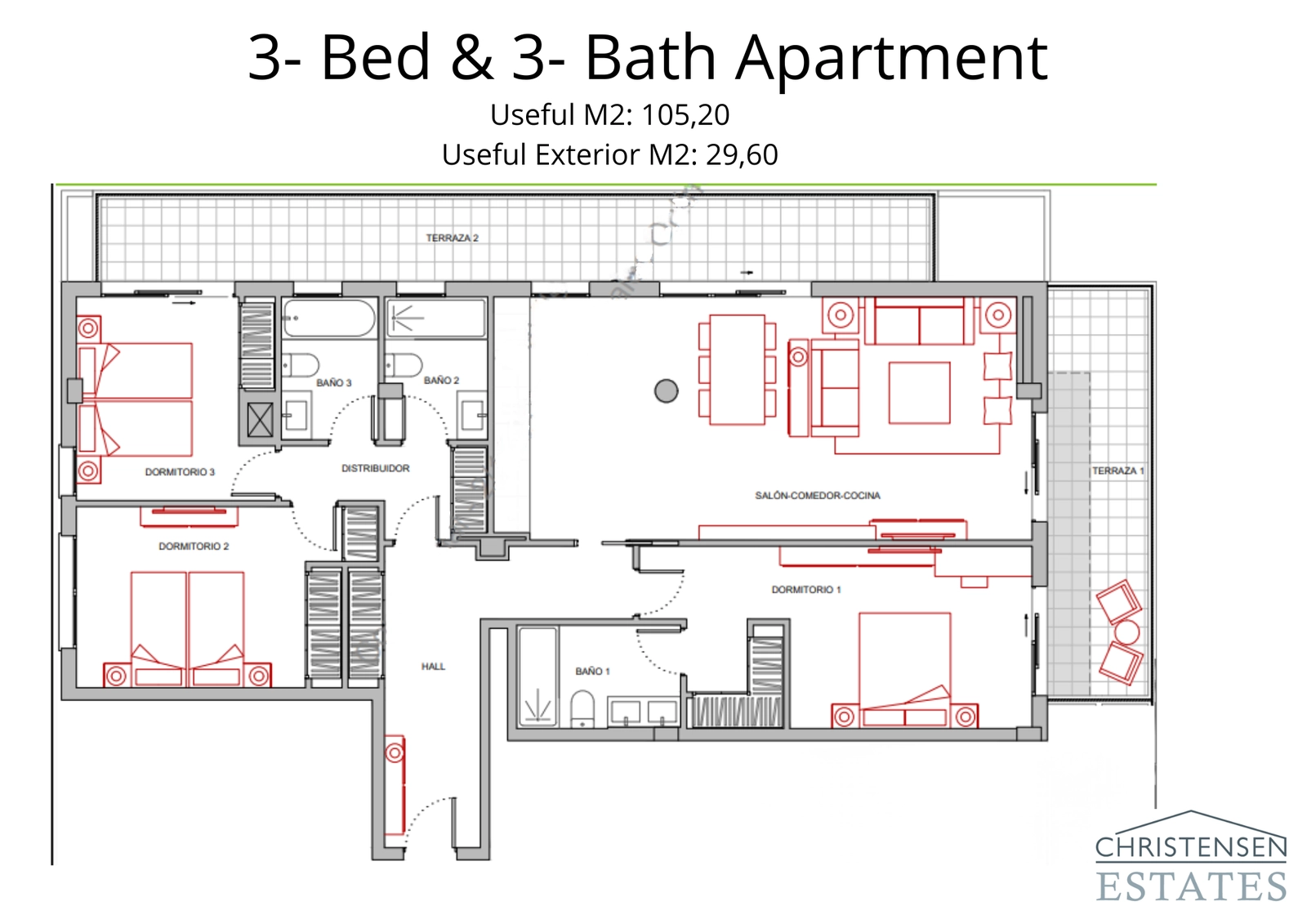 Explore the intelligent flow of this three-bedroom home, where each room is designed for comfort and functionality.